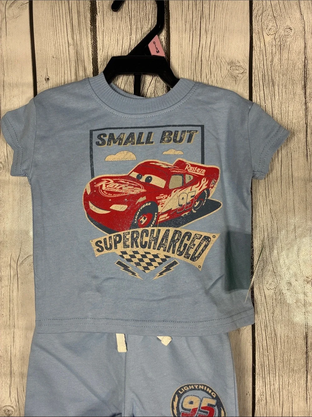 Disney| Pixar cars 2 piece set size 0-3M